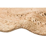 Eko Halı Flatweave CA-122 Natural XW Daire Dekoratif Jüt Kilim