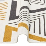 Eko Halı Arya AR 18 Yellow Grey Yıkanabilir Pamuk Kilim