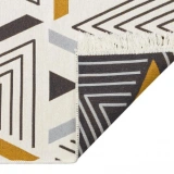 Eko Halı Arya AR 18 Yellow Grey Yıkanabilir Pamuk Kilim