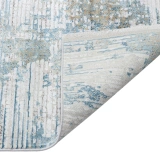 Eko Halı Fresco FS01 Beige Blue Modern Salon Halısı