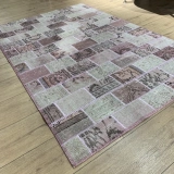 Hoom Rugs Kırkyama 178 Pink El Dokuma Kilim