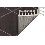 Eko Halı Urban URB 02 Black Grey Etnik Desenlere Sahip Hav Toz Vermez Yumuşak Dokulu Modern Halı