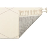 Eko Halı Urban URB 02 White Etnik Desenlere Sahip Hav Toz Vermez Yumuşak Dokulu Modern Halı