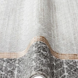 Eko Halı Lisbon New LS 06 Cream Gold Parlak Dokulu Modern Desenli Renkli Metalik Işıltılı Makine Halısı