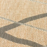 Eko Halı Brooklyn BRK 05 Natural Grey Hasır Görünümlü Modern Kilim