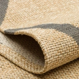 Eko Halı Brooklyn BRK 05 Natural Grey Hasır Görünümlü Modern Kilim