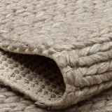 Eko Halı Jade Basketweave Brown Naturel Kazak Örgü Desenli El Dokuma Örgü Halı