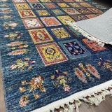 Tuğra Halı Şal 10640 Fırsat Etnik Desenli Modern Kilim