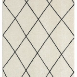 Hoom Rugs Monaco 3021 Siyah Beyaz İskandinav Halı
