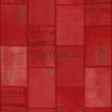 Eko Halı Alaçatı ALC 01 Red El Dokuma Patchwork Halı