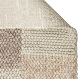 Eko Halı Jade Corbin Natural Naturel Kazak Örgü Desenli El Dokuma Örgü Kilim