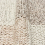 Eko Halı Jade Corbin Natural Naturel Kazak Örgü Desenli El Dokuma Örgü Kilim