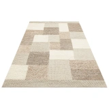 Eko Halı Jade Corbin Natural Naturel Kazak Örgü Desenli El Dokuma Örgü Kilim