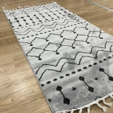 Hoom Rugs Monaco 3022 Siyah Gri İskandinav Halı
