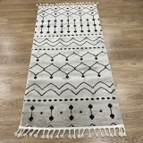 Hoom Rugs Monaco 3022 Siyah Vizon İskandinav Halı