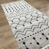 Hoom Rugs Monaco 3022 Siyah Vizon İskandinav Halı