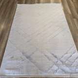 İpek Mekik Halı Gaspara 14770 Gri Modern Salon Halısı