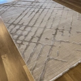 İpek Mekik Halı Gaspara 14770 Gri Modern Salon Halısı