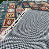 Tuğra Halı Şal 10640 Fırsat Etnik Desenli Modern Kilim