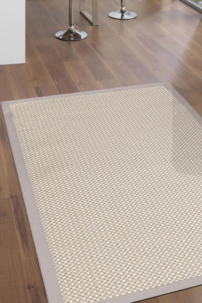 Hoom Rugs Sisal Bordür 620981A Krem Gri Bordür