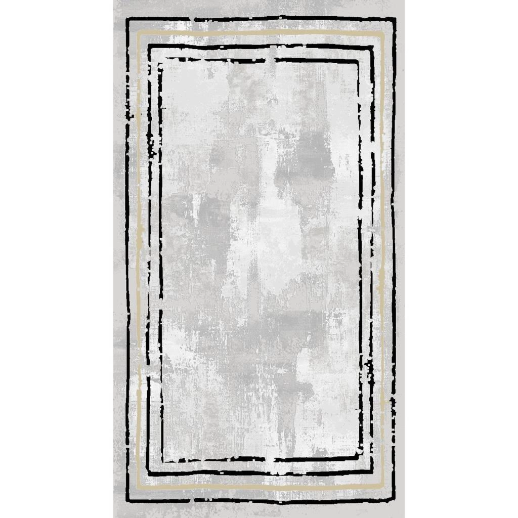 Hoom Rugs Asperos 4386 B Gri Sarı Modern Salon Halısı