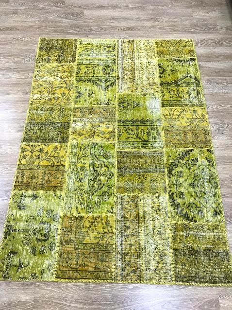 Hoom Rugs Patchwork Sarı KB El Dokuma Kilim