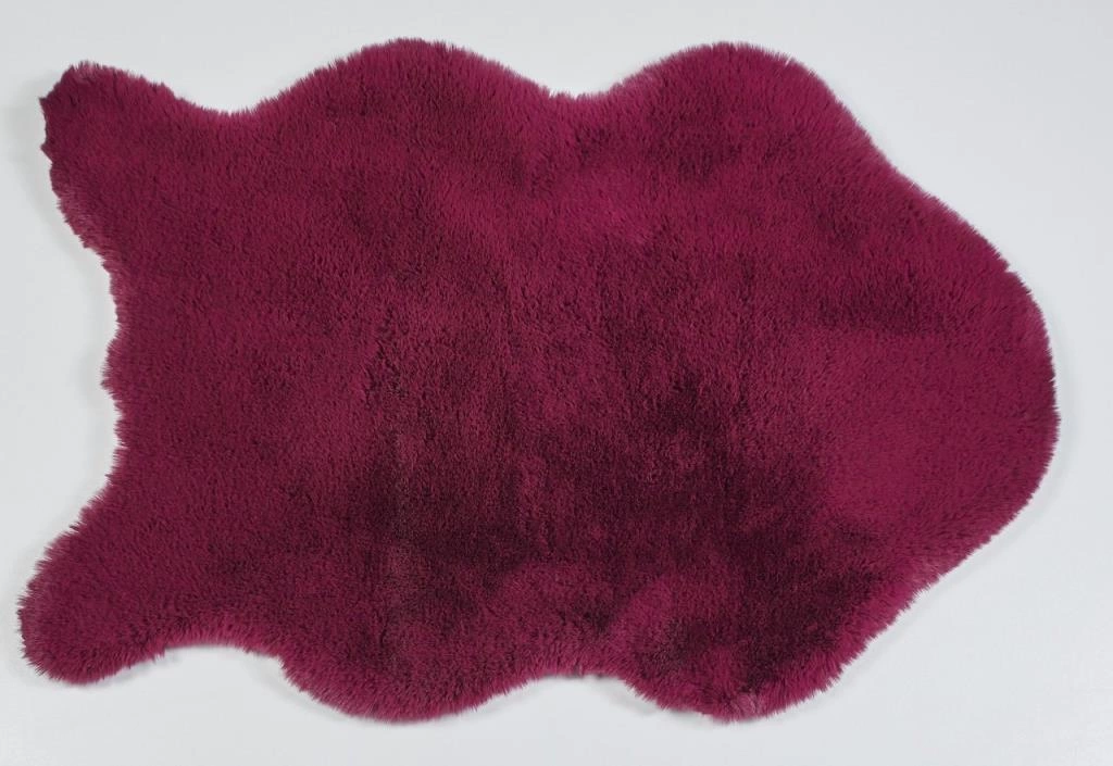 Hoom Rugs Rabbit Fur Raspberry Dekoratif Suni Post