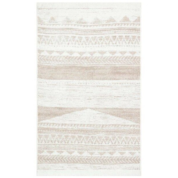 Eko Hali Arya Ar 06 Natural Yikanabilir Pamuk Cift Tarafli Kilim