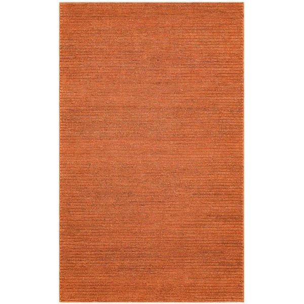 Eko Halı Flatweave Choti Fine Rust El Dokuma Jüt Kilim