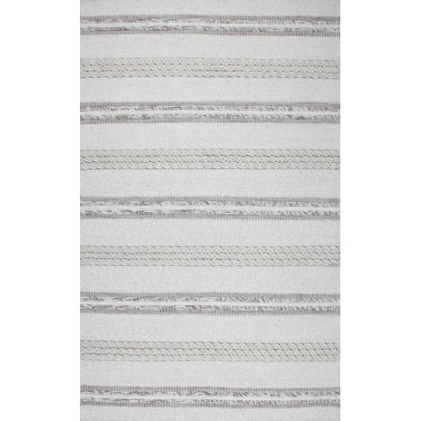 Eko Halı Jade JD 03 Beige Naturel Kazak Örgü Desenli El Dokuma Örgü Halı