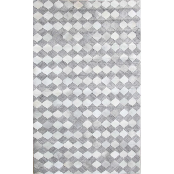 Eko Halı Tabac 900427 XW Grey El Dokuma Deri Halı