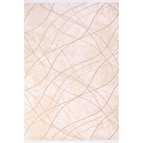 İpek Halı Sardes 6111 A Krem Modern Salon Halısı