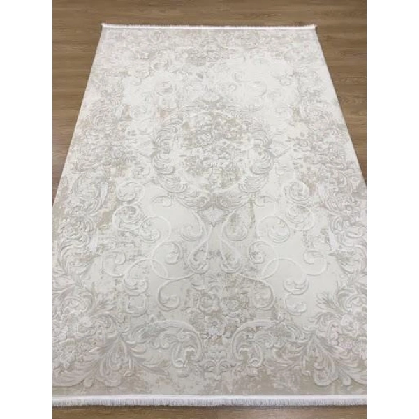 İpek Halı Sardes 6139 A Krem Klasik Salon Halısı