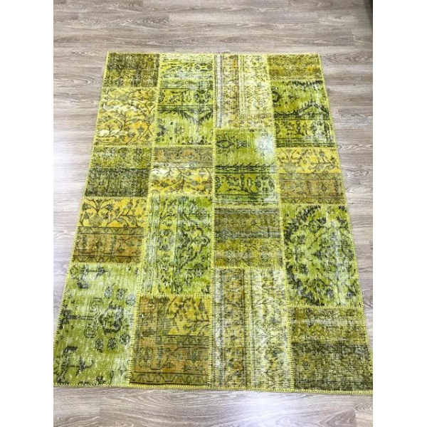 Hoom Rugs Patchwork Sarı KB El Dokuma Kilim