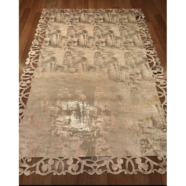 Hoom Rugs Deri Halı 05 B.Copper Dekoratif Deri Halı