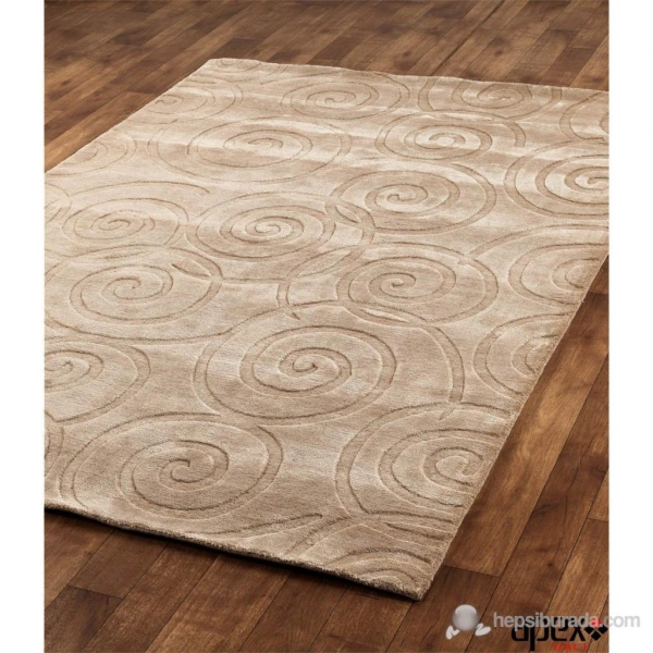 Apex Halı Flat 9756 Beige El Dokuma Modern Salon Halısı