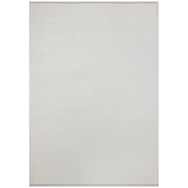 Hoom Rugs York 202 Beyaz Tek Renk Desensiz Modern Salon Halısı