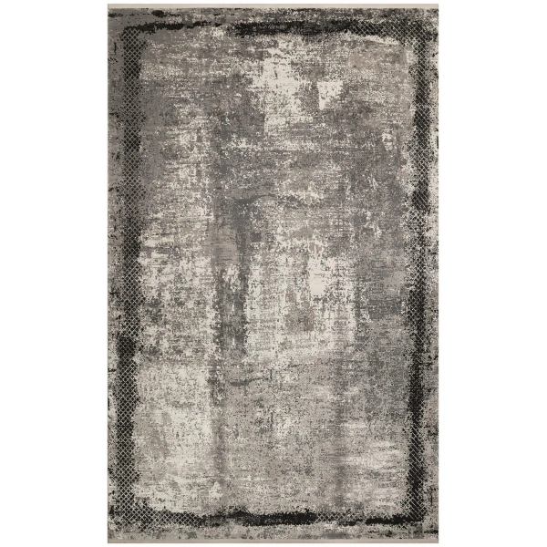 Eko Halı Fresco FS 26 Gri Siyah XW Modern Salon Halısı