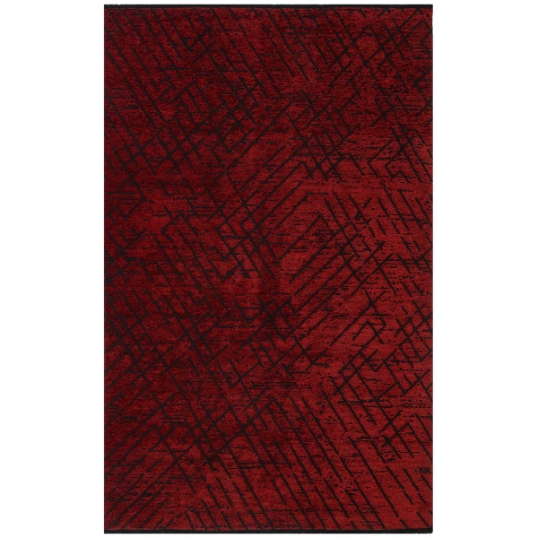 Eko Halı Tribal New TRB 02 Burgundy NW İnce Dokuma Halı
