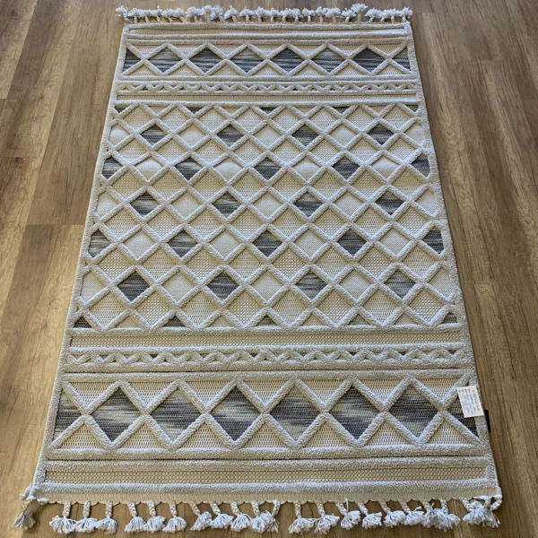 Gümüşsuyu Halı Deco Alvin 12731 Gri İskandinav Modern Halı