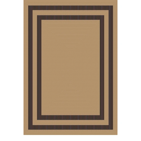 Hoom Rugs India 668 Siyah Dokuma Jüt Kilim