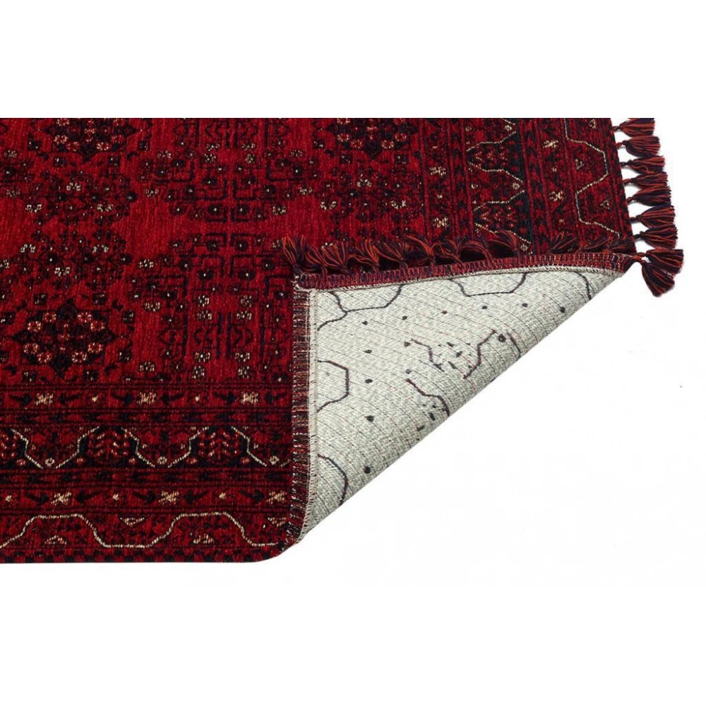 Eko Hali Buhari Bhr 02 Red Dekoratif Kilim
