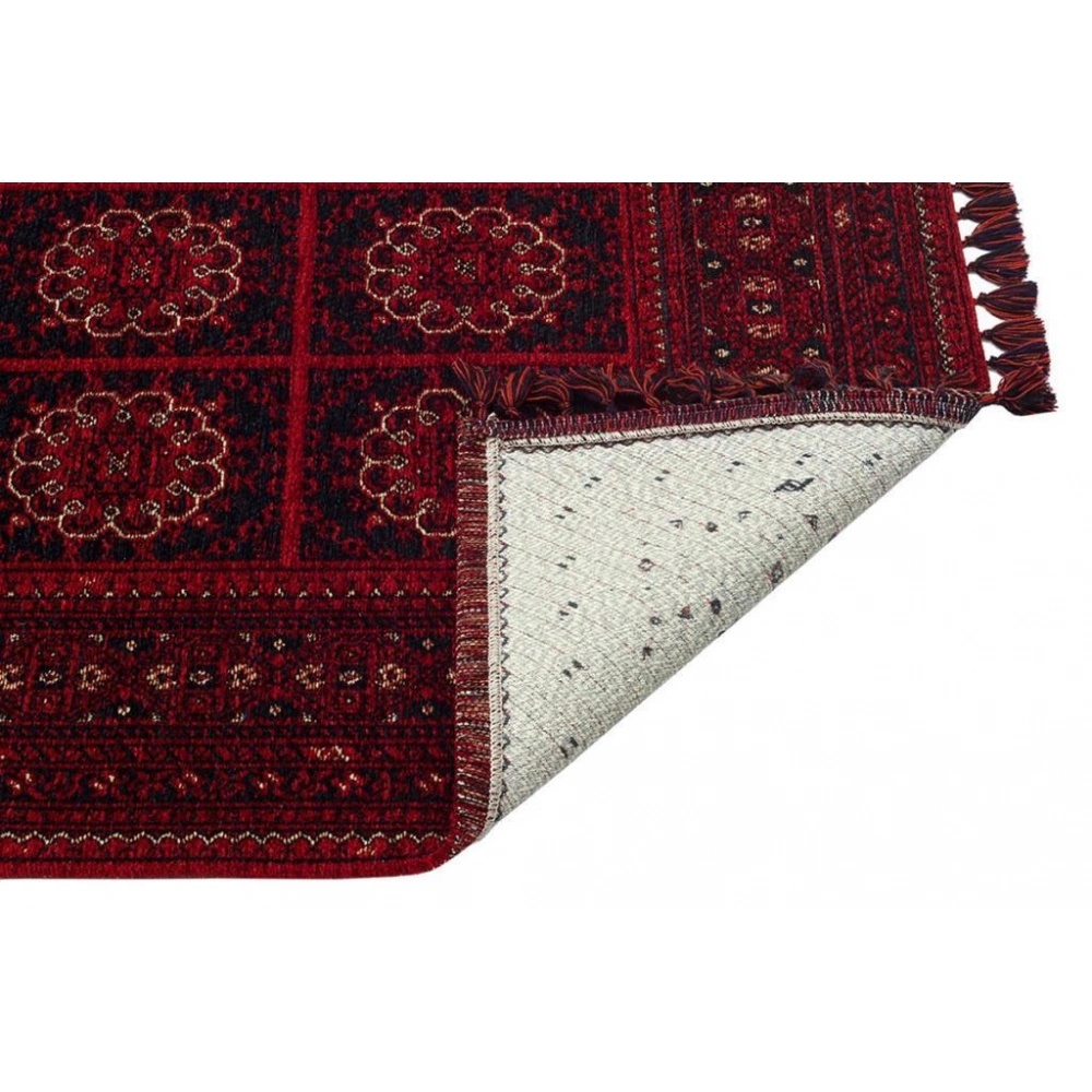 Eko Hali Buhari Bhr 03 Red Dekoratif Kilim