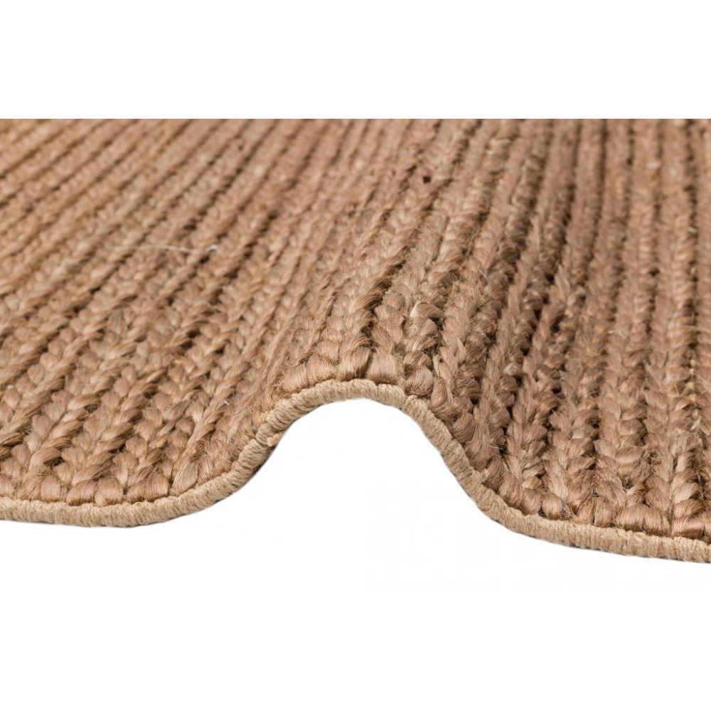 Eko Halı Flatweave Choti Brown Dekoratif Jüt Kilim