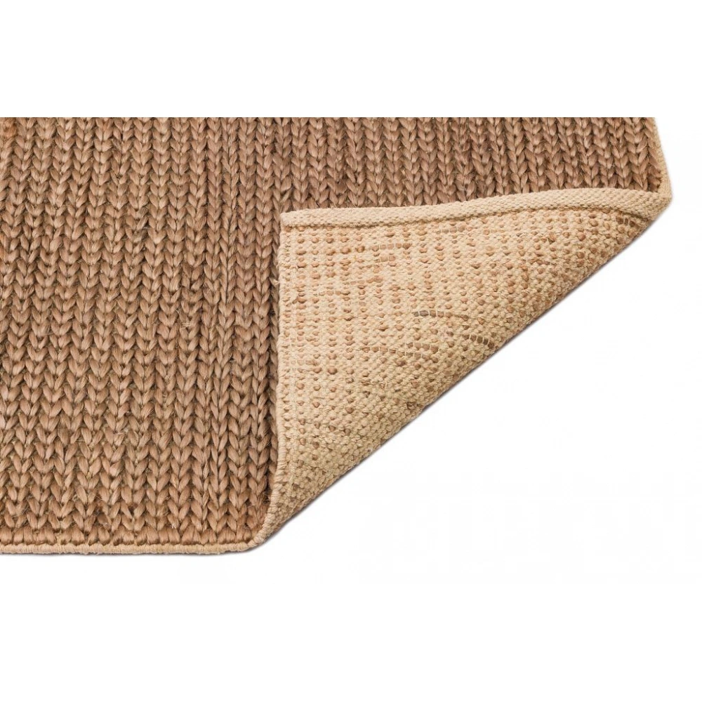 Eko Halı Flatweave Choti Brown Dekoratif Jüt Kilim