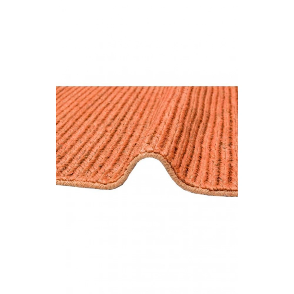 Eko Halı Flatweave Choti Fine Rust El Dokuma Jüt Kilim