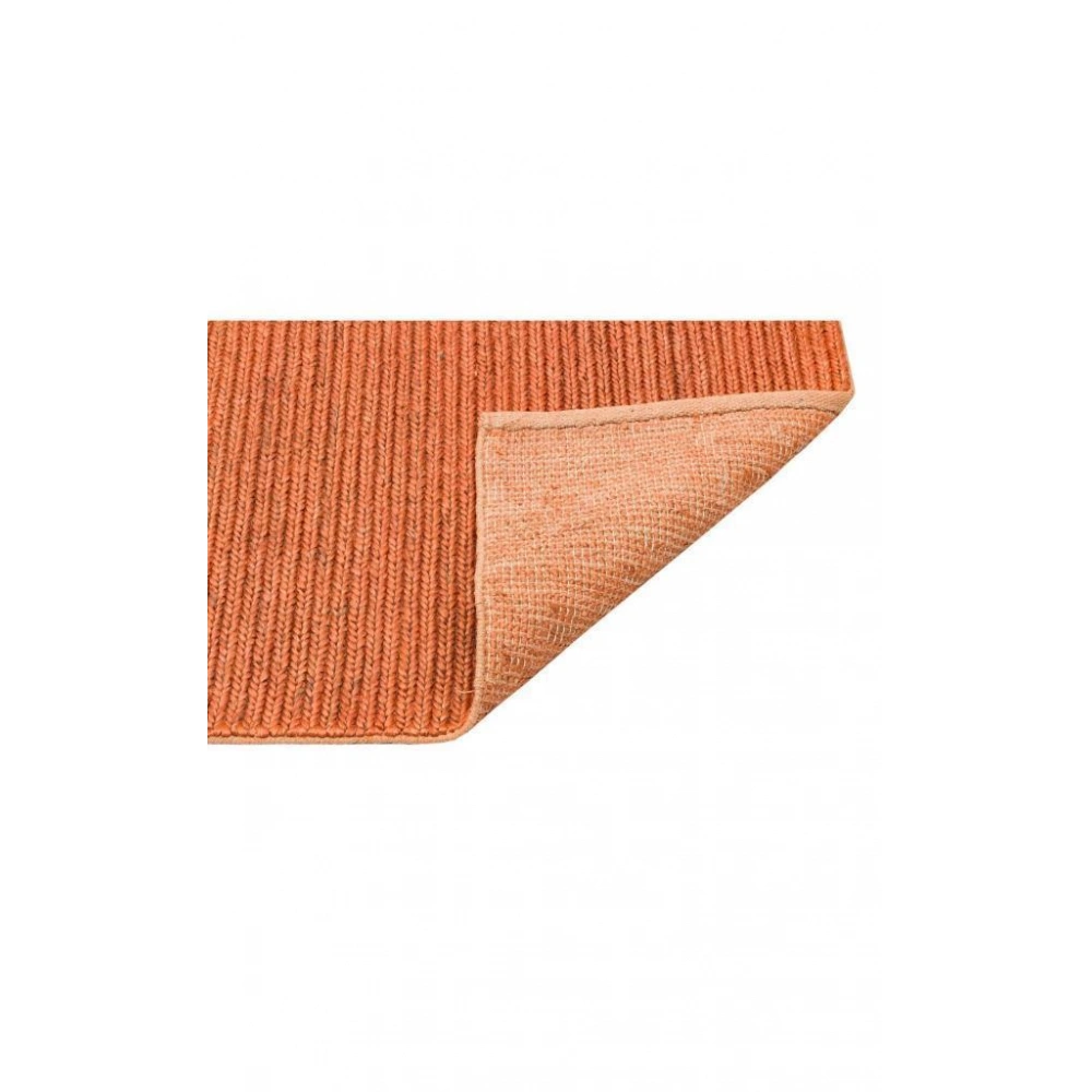 Eko Halı Flatweave Choti Fine Rust El Dokuma Jüt Kilim