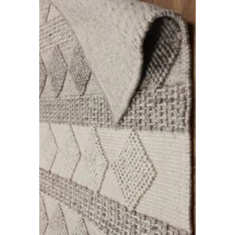 Eko Halı Jade Jd 01 Natural Naturel Kazak Örgü Desenli El Dokuma Örgü Kilim