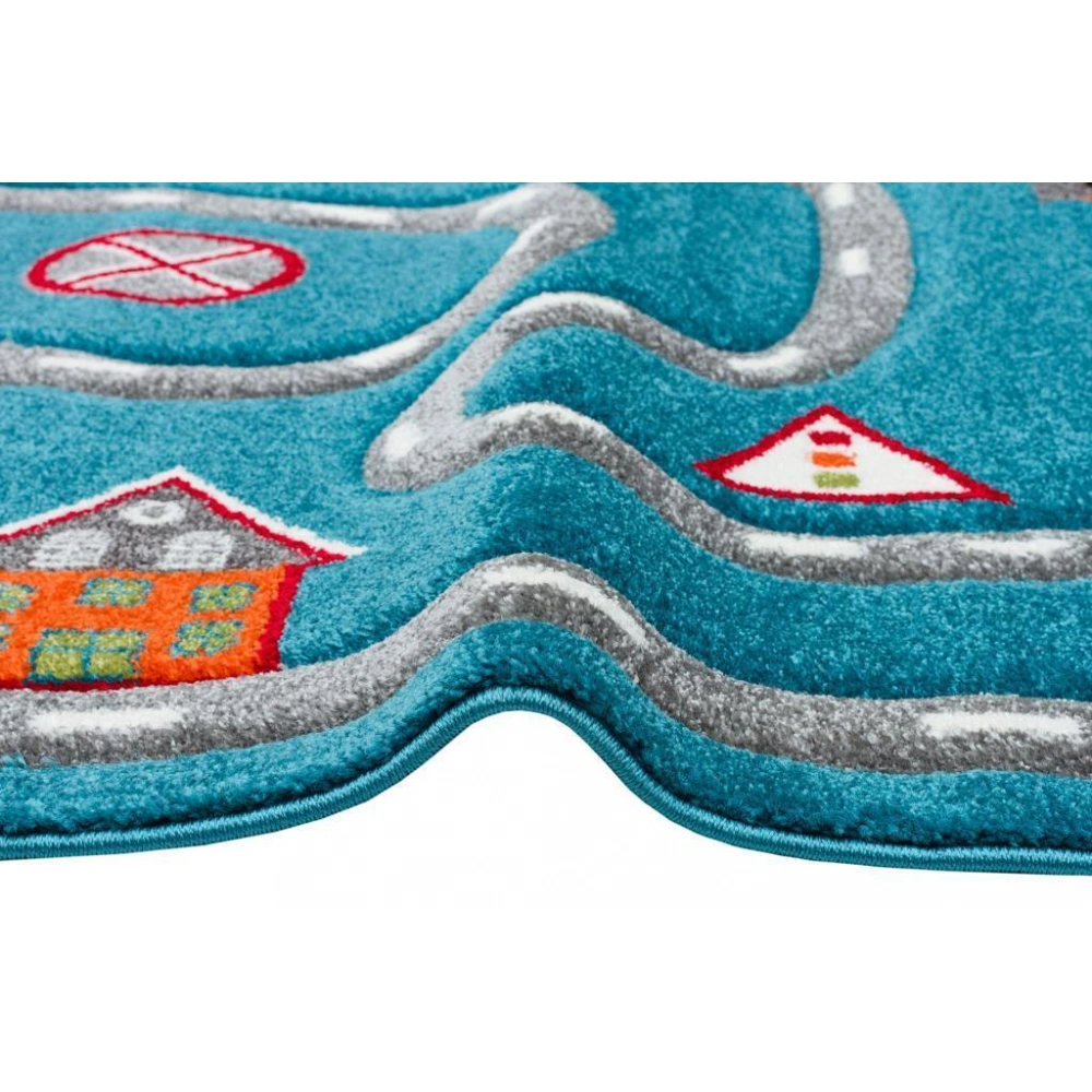 Eko Halı Kids KDS 19 Blue Grey Çocuk Halısı