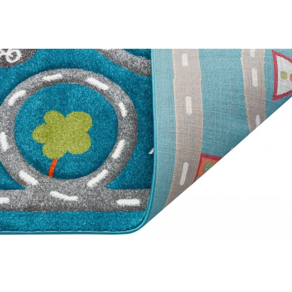 Eko Halı Kids KDS 19 Blue Grey Çocuk Halısı